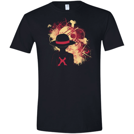 T-Shirts Black / X-Small Luffy 2018 Men's Semi-Fitted Softstyle