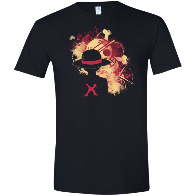 T-Shirts Black / X-Small Luffy 2018 Men's Semi-Fitted Softstyle