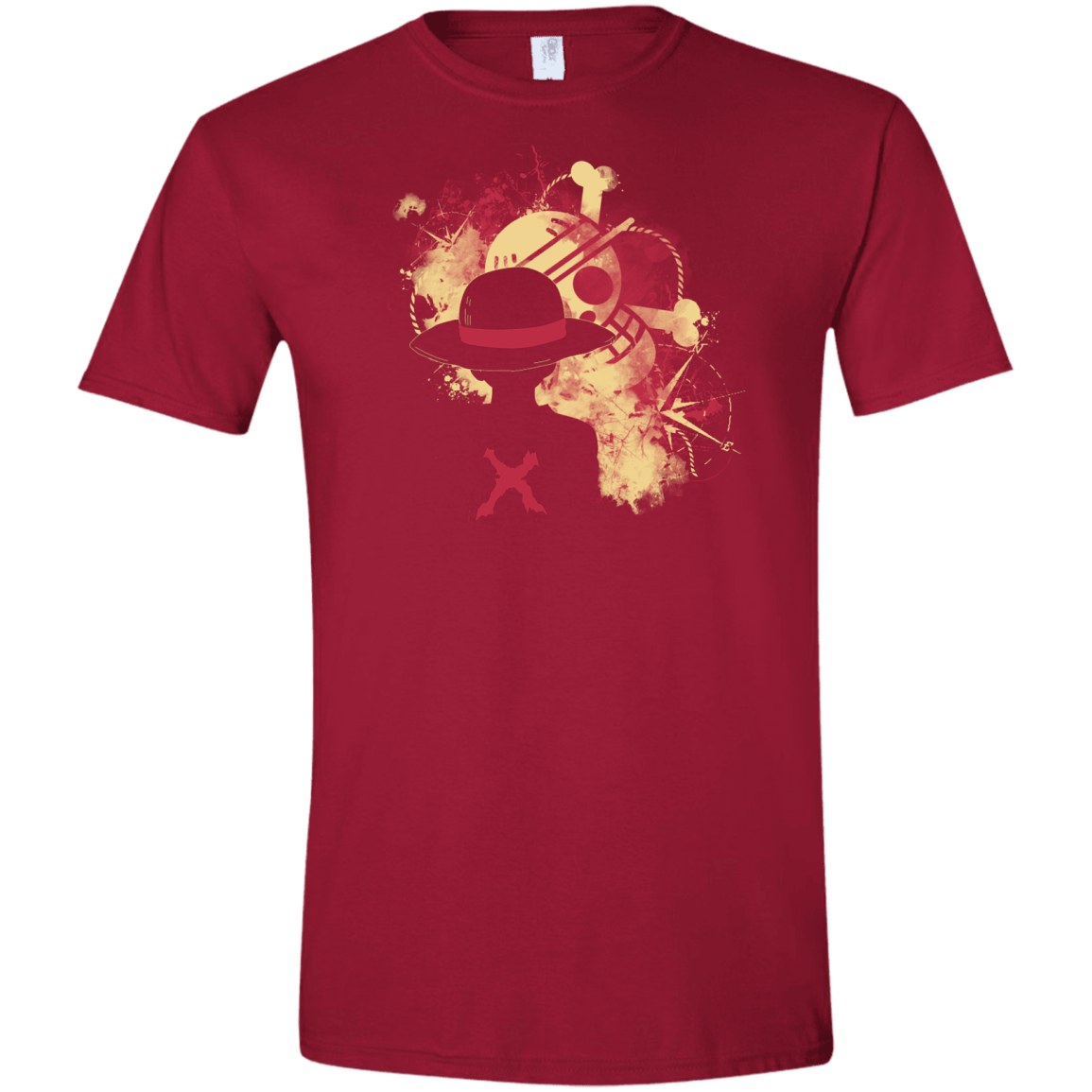 T-Shirts Cardinal Red / S Luffy 2018 Men's Semi-Fitted Softstyle