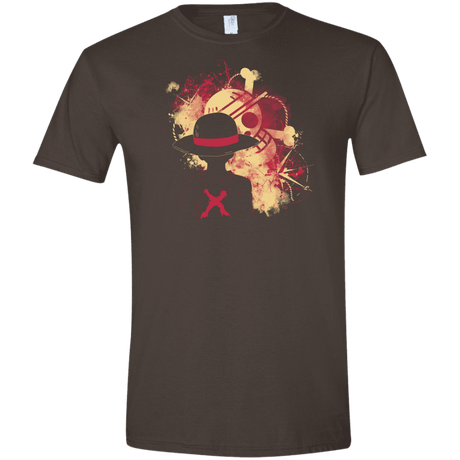 T-Shirts Dark Chocolate / S Luffy 2018 Men's Semi-Fitted Softstyle