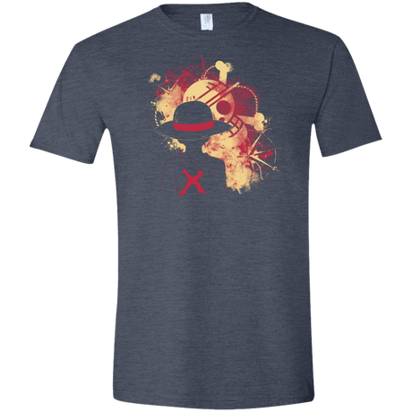 T-Shirts Heather Navy / S Luffy 2018 Men's Semi-Fitted Softstyle