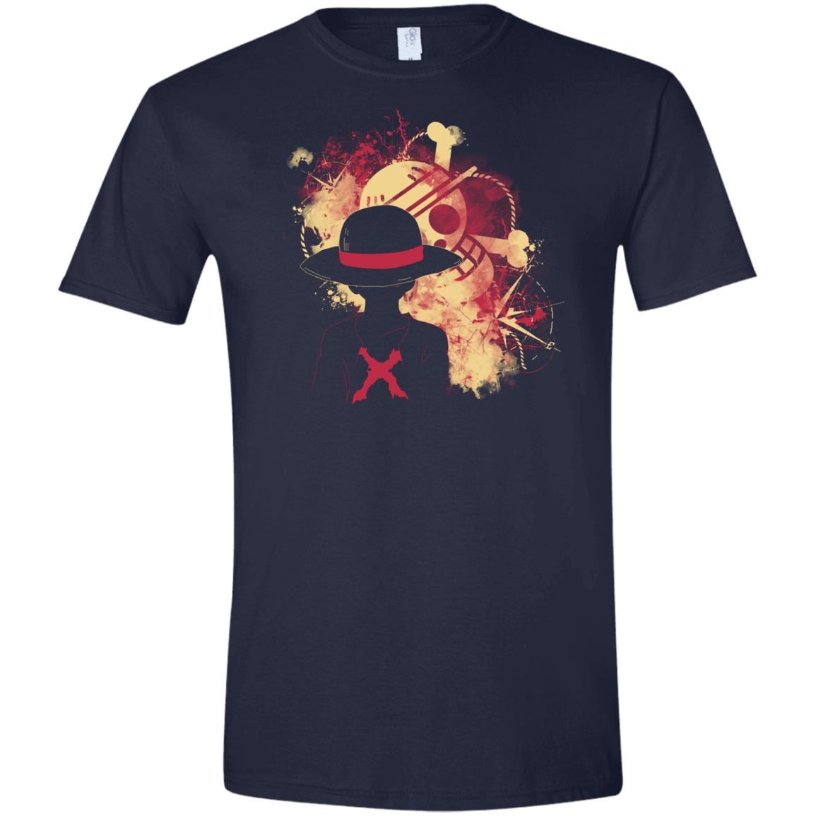 T-Shirts Navy / X-Small Luffy 2018 Men's Semi-Fitted Softstyle