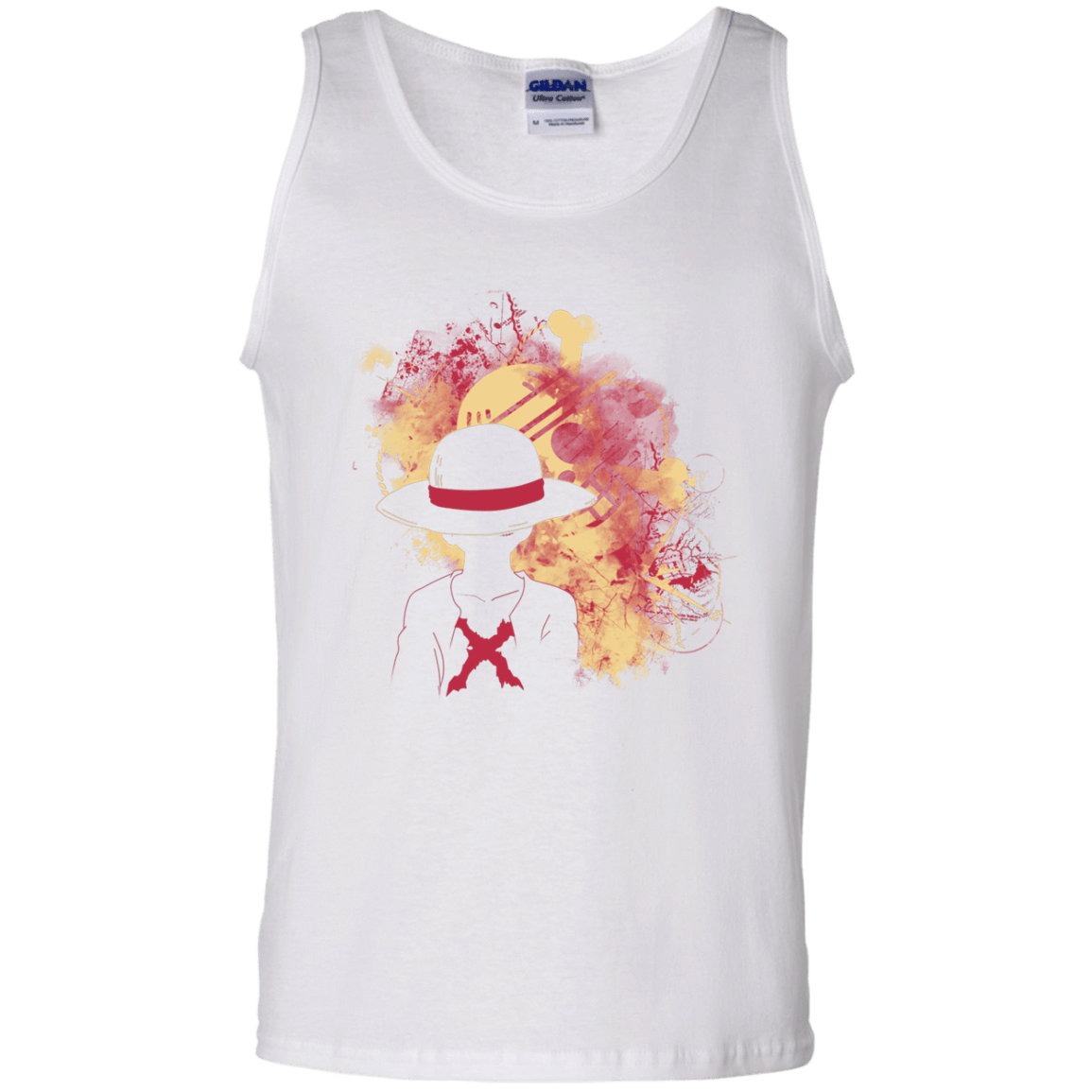 T-Shirts White / S Luffy 2018 Men's Tank Top