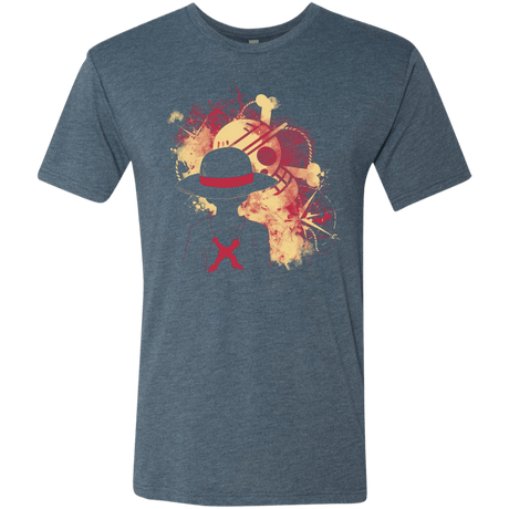 T-Shirts Indigo / S Luffy 2018 Men's Triblend T-Shirt