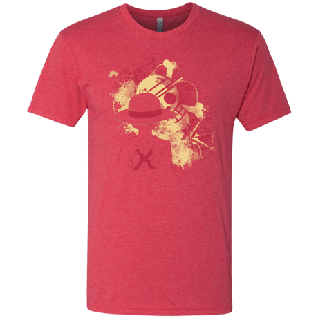 T-Shirts Vintage Red / S Luffy 2018 Men's Triblend T-Shirt