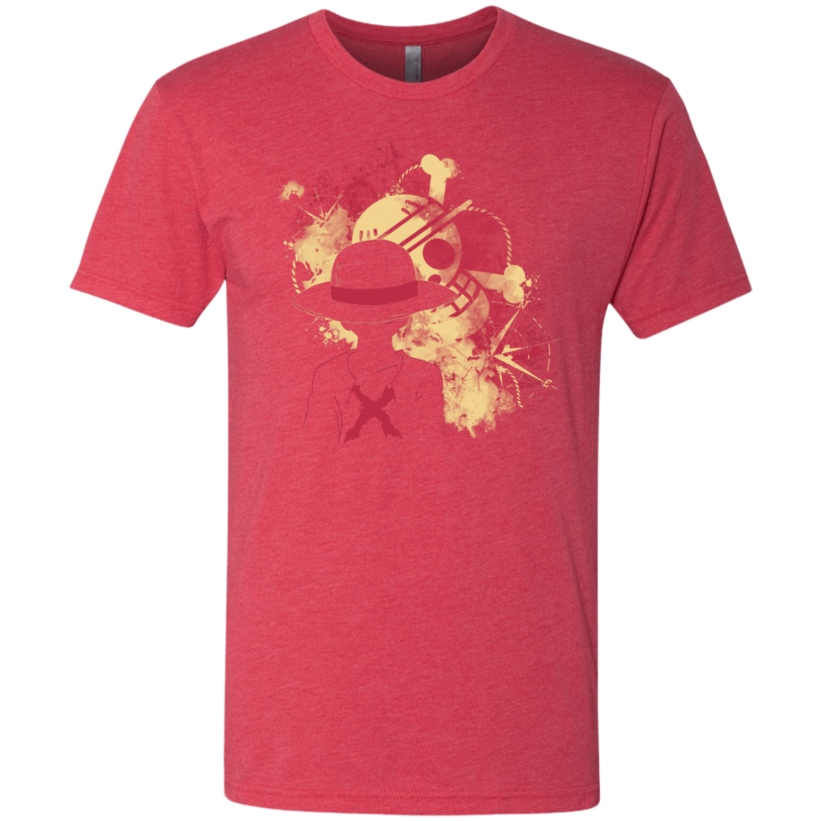 T-Shirts Vintage Red / S Luffy 2018 Men's Triblend T-Shirt