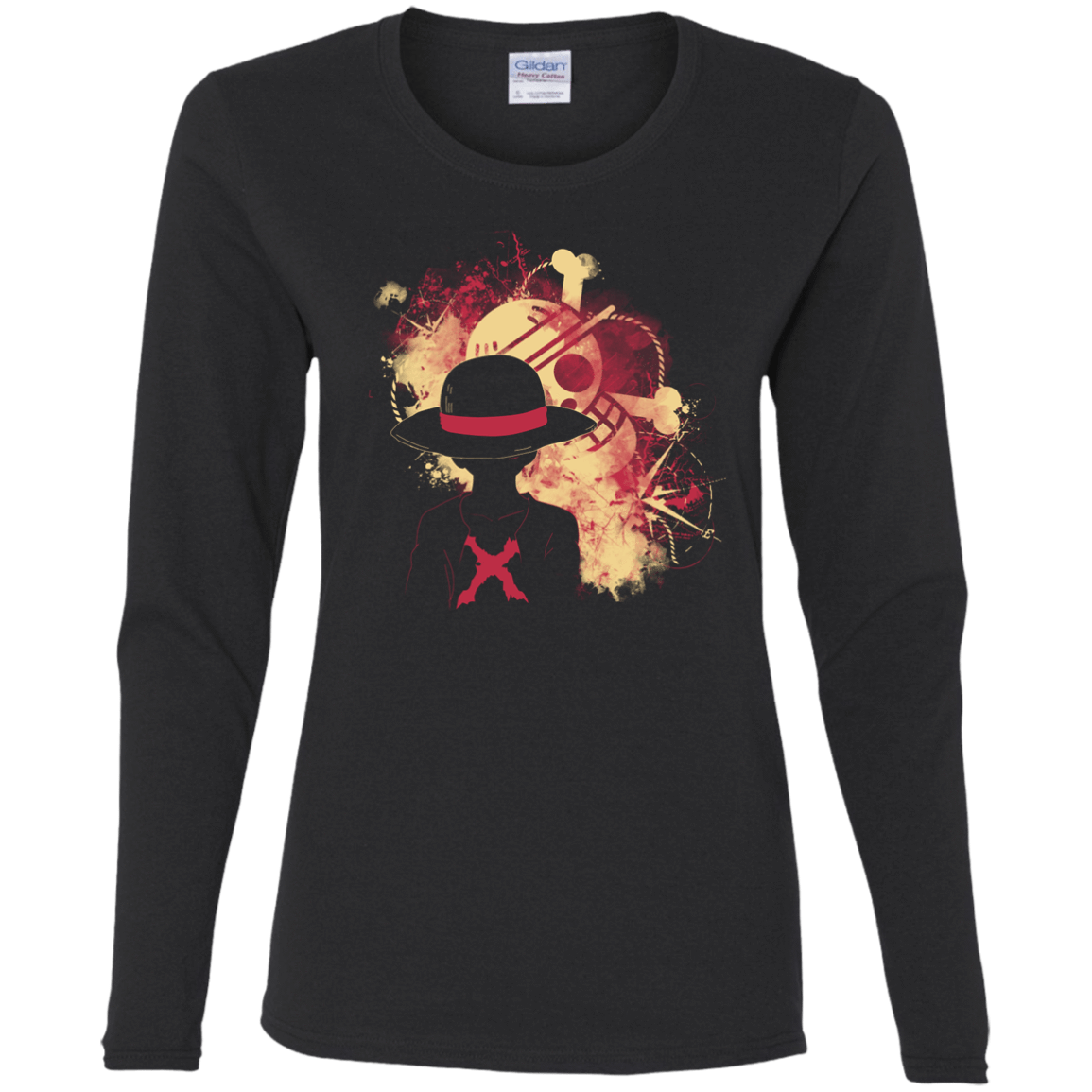 T-Shirts Black / S Luffy 2018 Women's Long Sleeve T-Shirt