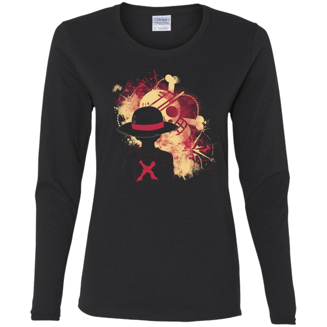 T-Shirts Black / S Luffy 2018 Women's Long Sleeve T-Shirt