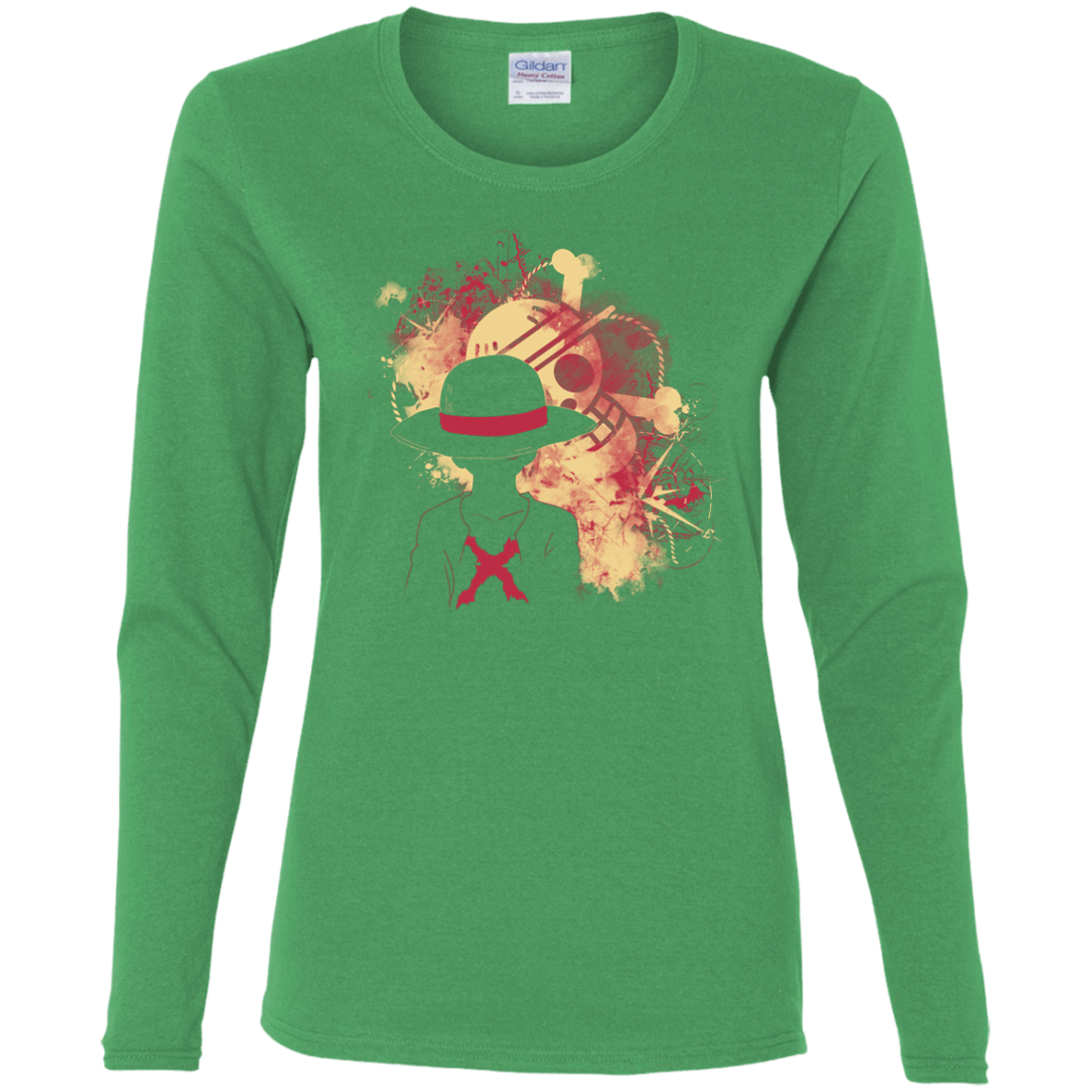 T-Shirts Irish Green / S Luffy 2018 Women's Long Sleeve T-Shirt