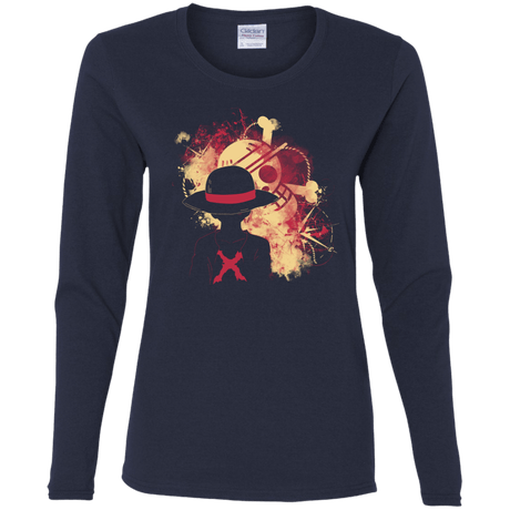 T-Shirts Navy / S Luffy 2018 Women's Long Sleeve T-Shirt