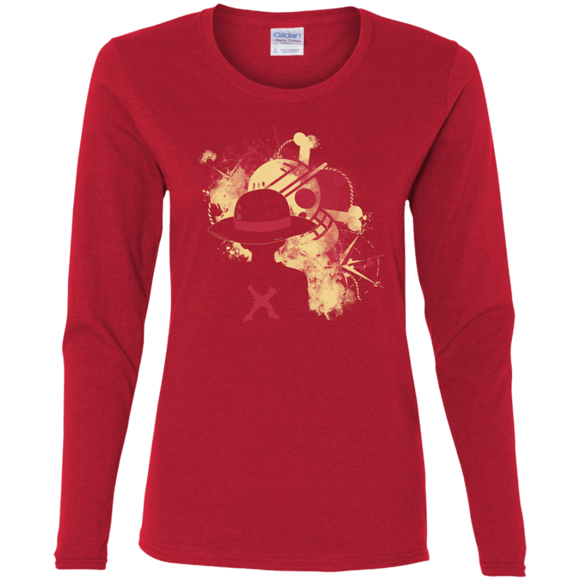 T-Shirts Red / S Luffy 2018 Women's Long Sleeve T-Shirt