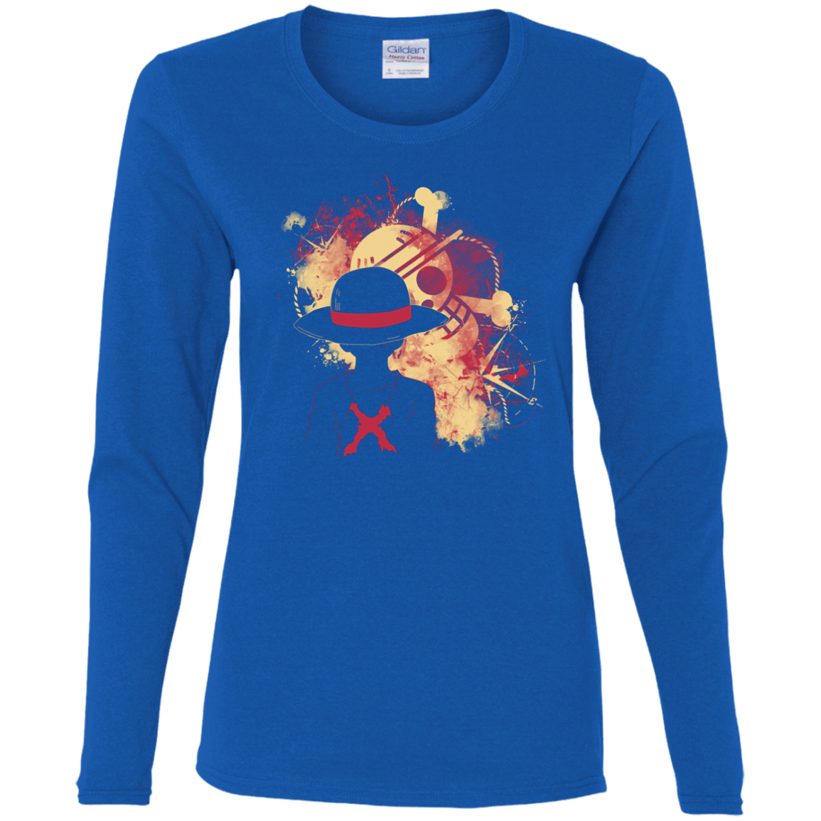 T-Shirts Royal / S Luffy 2018 Women's Long Sleeve T-Shirt