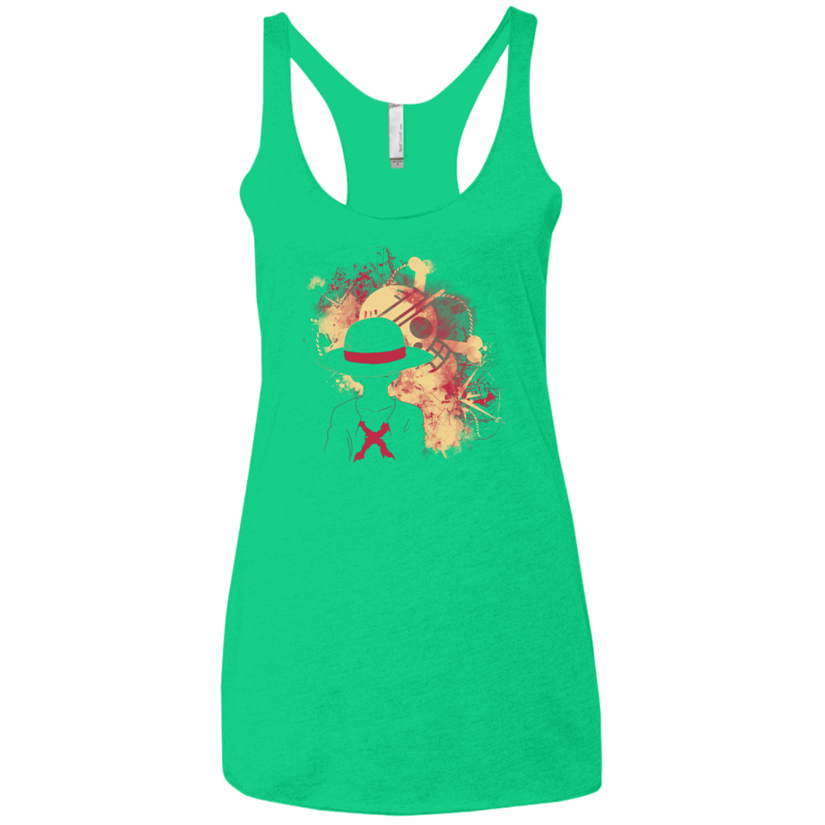 T-Shirts Envy / X-Small Luffy 2018 Women's Triblend Racerback Tank