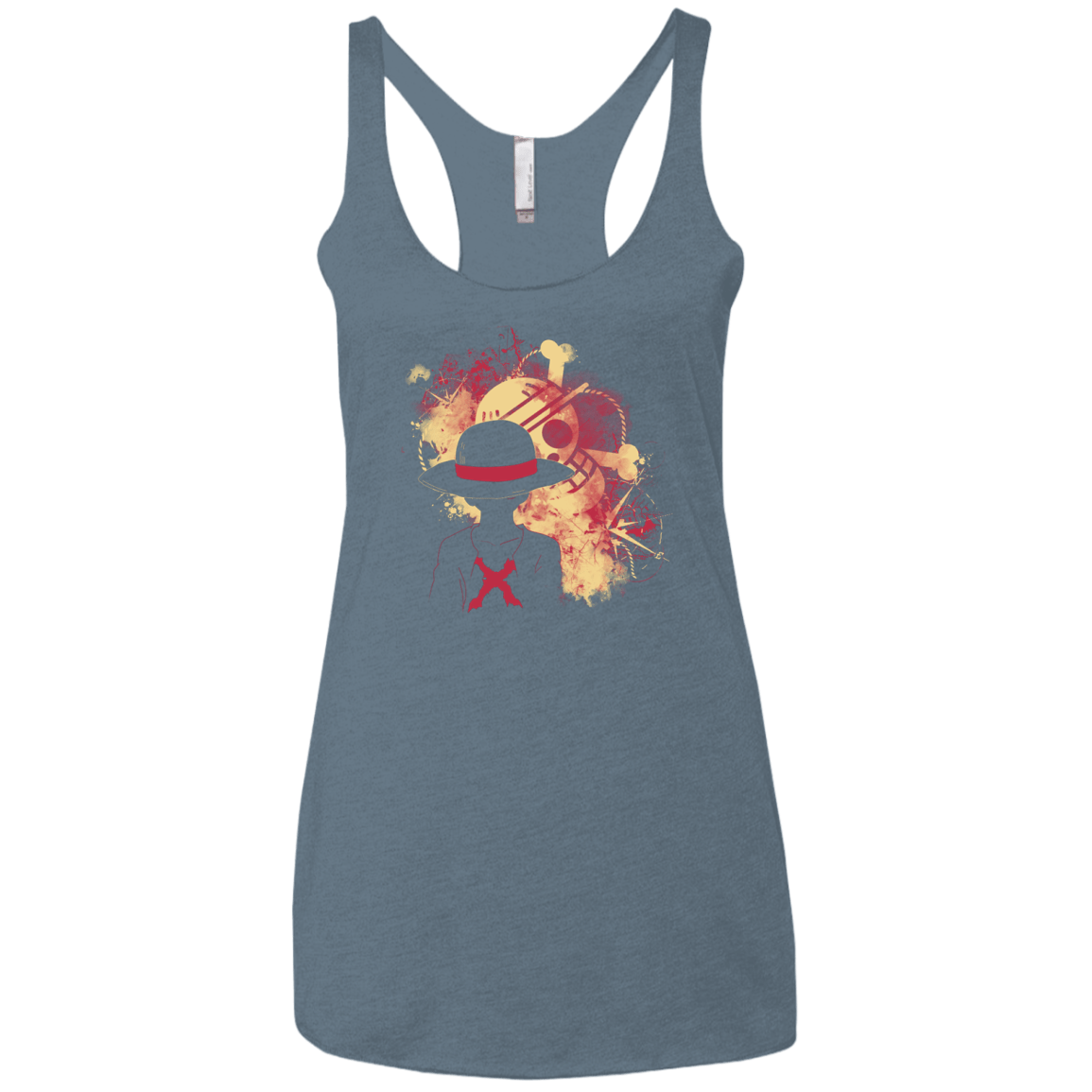 T-Shirts Indigo / X-Small Luffy 2018 Women's Triblend Racerback Tank