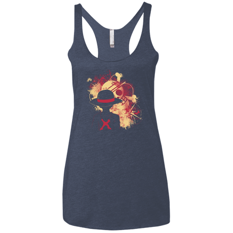 T-Shirts Vintage Navy / X-Small Luffy 2018 Women's Triblend Racerback Tank