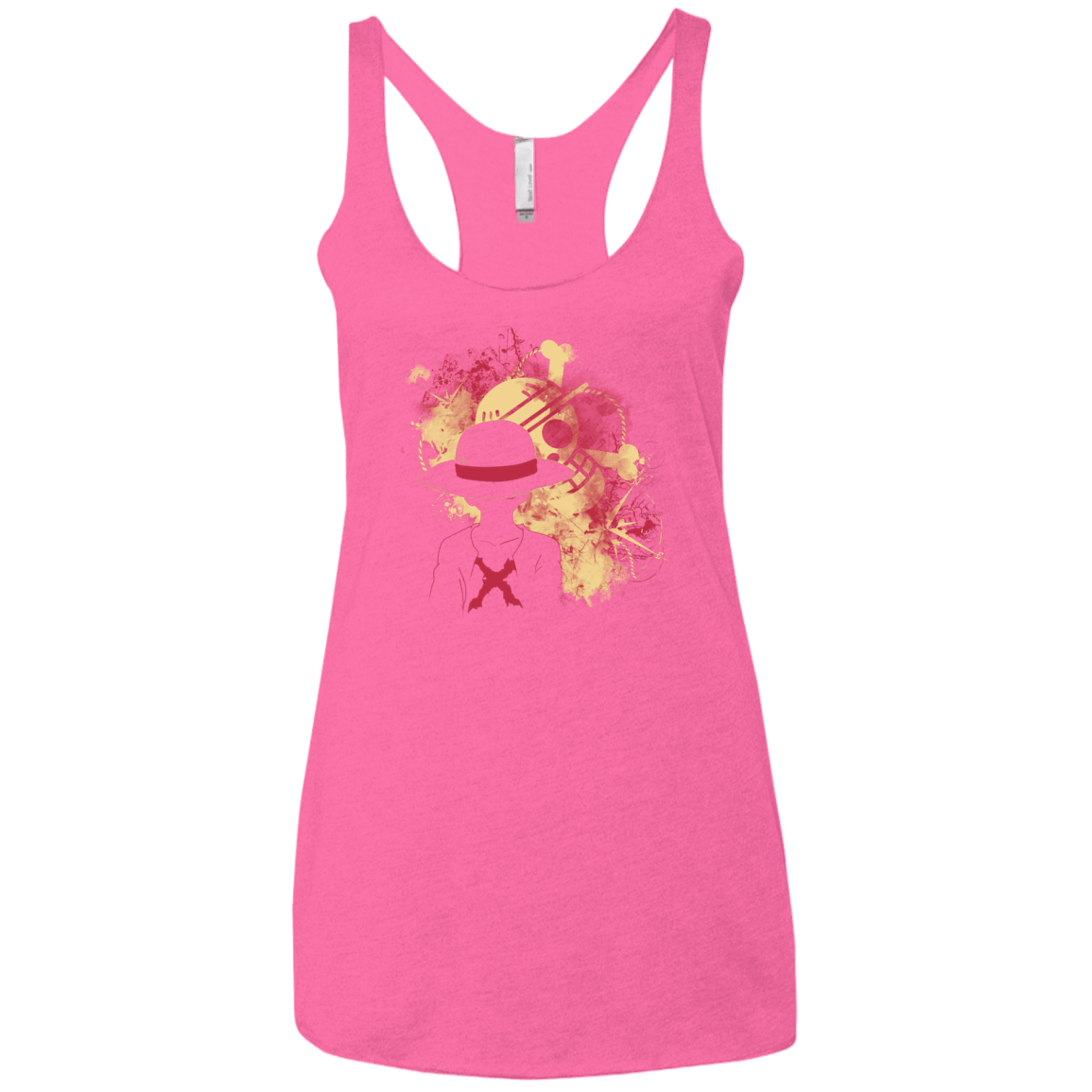 T-Shirts Vintage Pink / X-Small Luffy 2018 Women's Triblend Racerback Tank