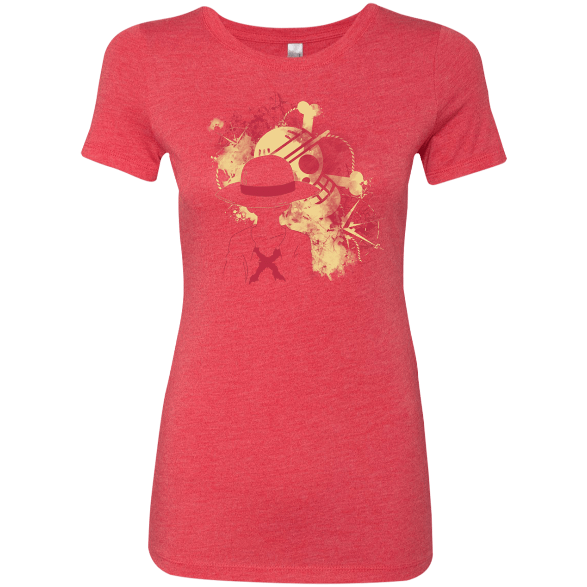 T-Shirts Vintage Red / S Luffy 2018 Women's Triblend T-Shirt