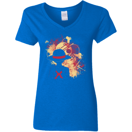 T-Shirts Royal / S Luffy 2018 Women's V-Neck T-Shirt