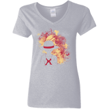 T-Shirts Sport Grey / S Luffy 2018 Women's V-Neck T-Shirt