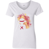 T-Shirts White / S Luffy 2018 Women's V-Neck T-Shirt