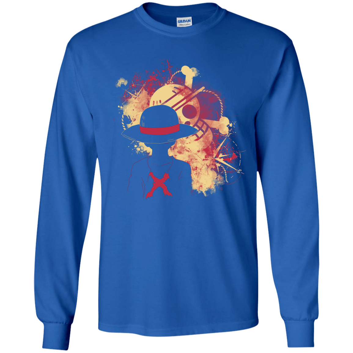 T-Shirts Royal / YS Luffy 2018 Youth Long Sleeve T-Shirt