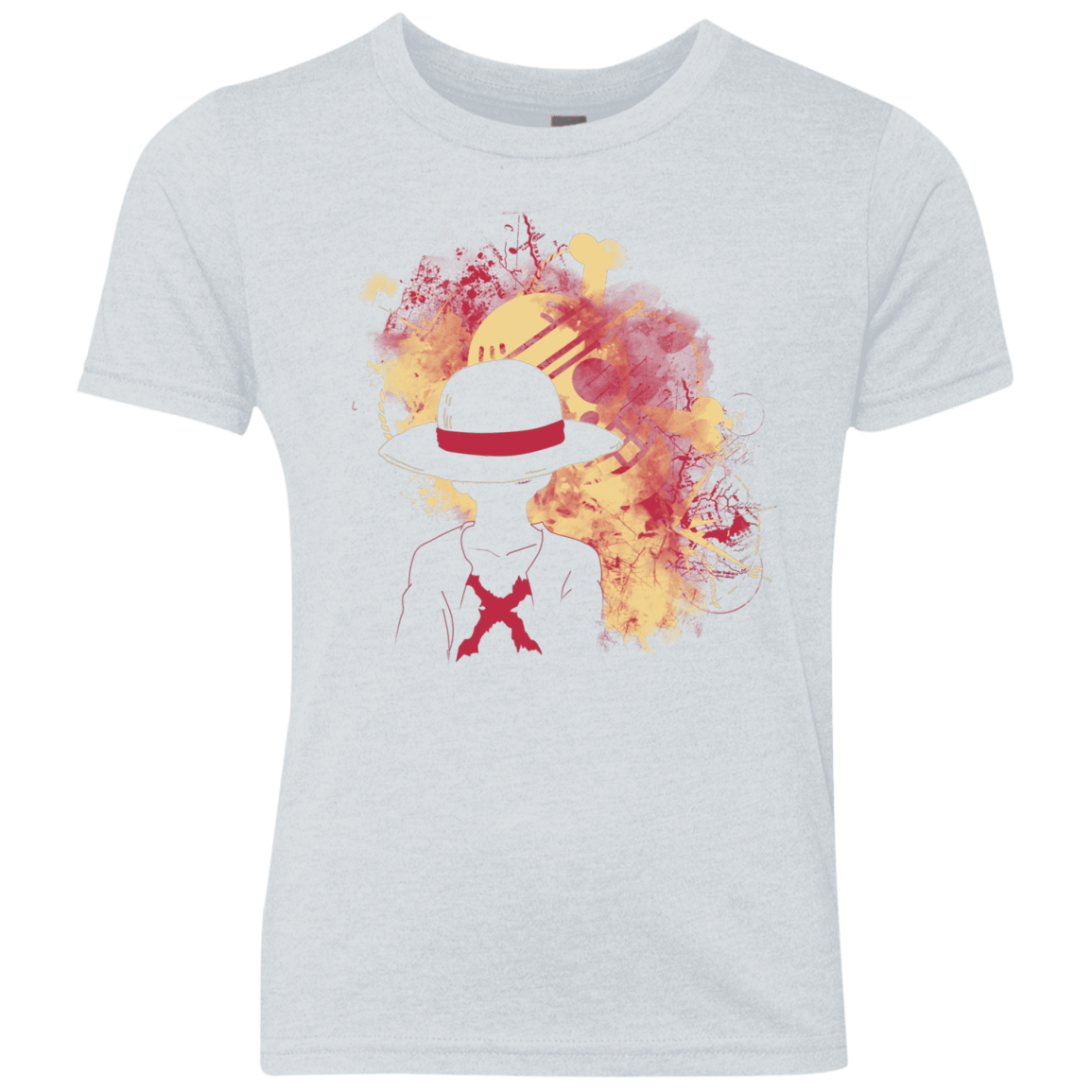 T-Shirts Heather White / YXS Luffy 2018 Youth Triblend T-Shirt