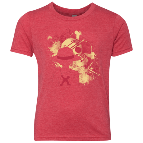 T-Shirts Vintage Red / YXS Luffy 2018 Youth Triblend T-Shirt