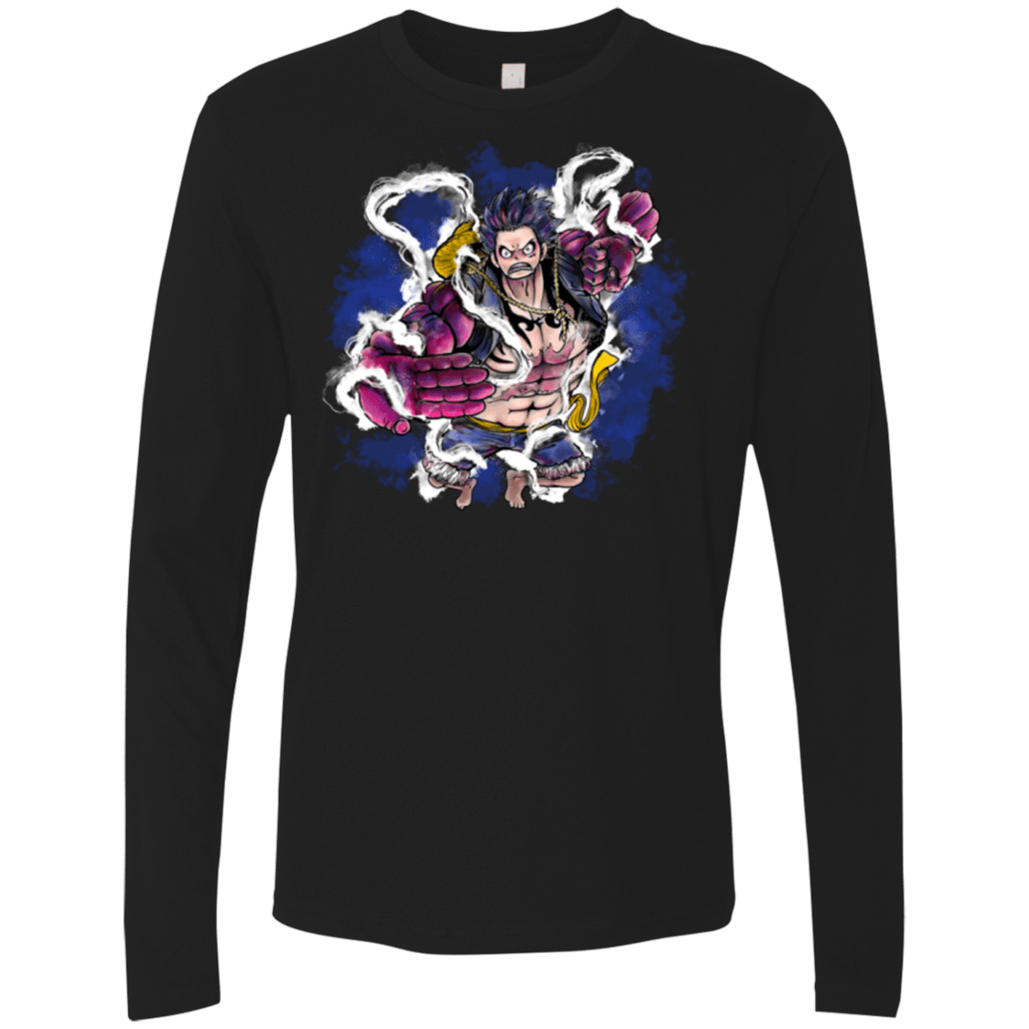 T-Shirts Black / Small Luffy 3 Men's Premium Long Sleeve