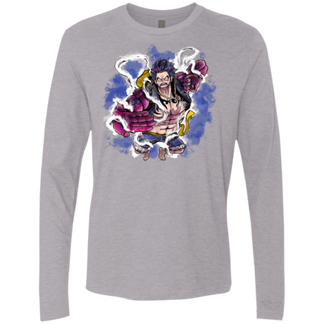 T-Shirts Heather Grey / Small Luffy 3 Men's Premium Long Sleeve