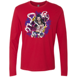 T-Shirts Red / Small Luffy 3 Men's Premium Long Sleeve