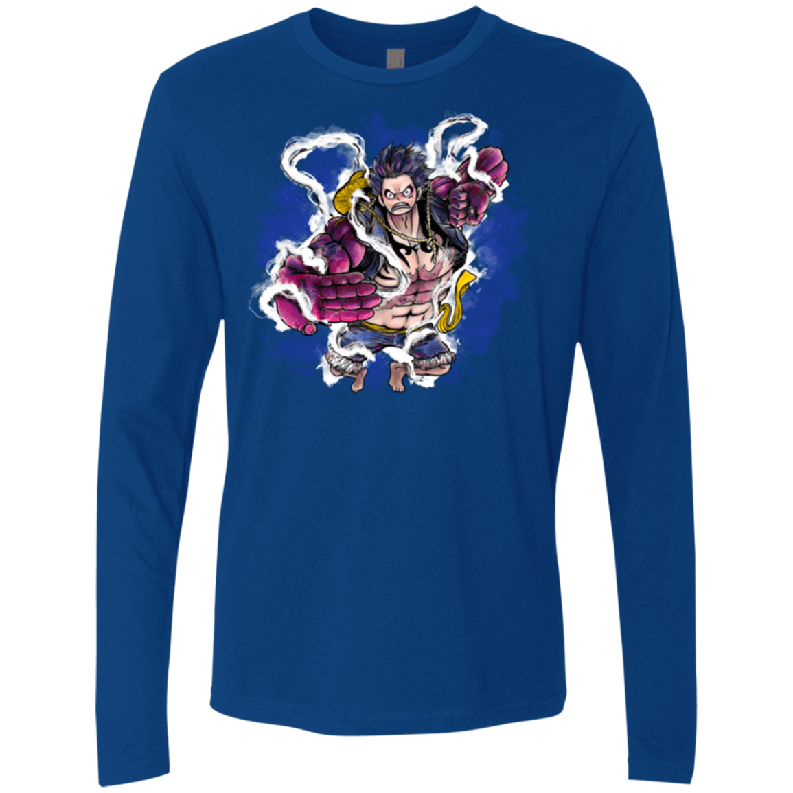 T-Shirts Royal / Small Luffy 3 Men's Premium Long Sleeve