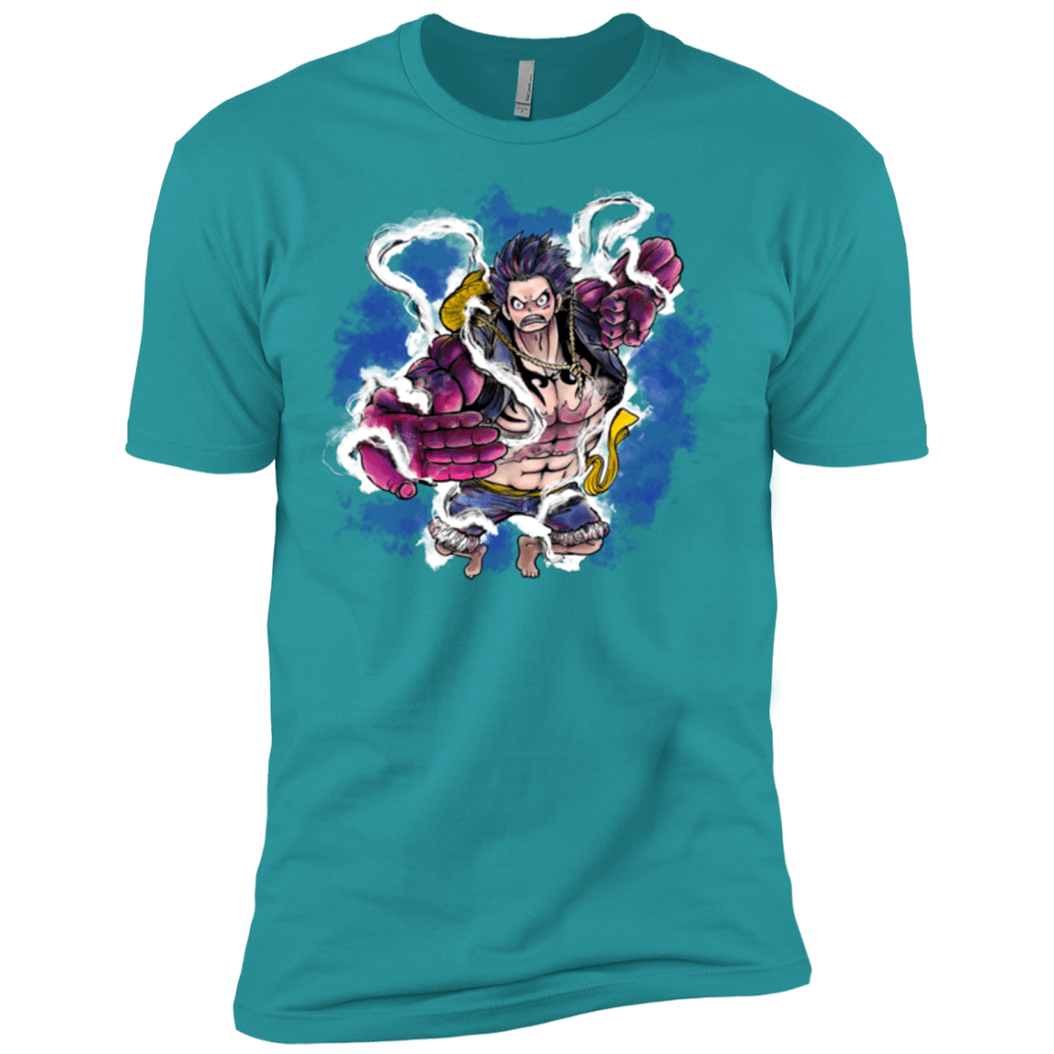 T-Shirts Tahiti Blue / X-Small Luffy 3 Men's Premium T-Shirt