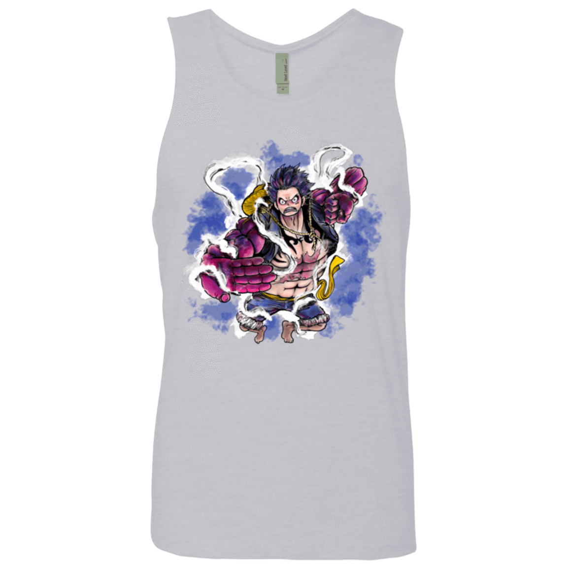 T-Shirts Heather Grey / Small Luffy 3 Men's Premium Tank Top