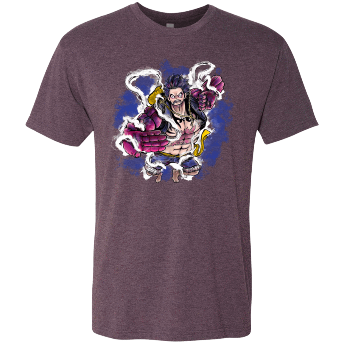 T-Shirts Vintage Purple / Small Luffy 3 Men's Triblend T-Shirt