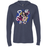 T-Shirts Vintage Navy / X-Small Luffy 3 Triblend Long Sleeve Hoodie Tee