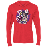 T-Shirts Vintage Red / X-Small Luffy 3 Triblend Long Sleeve Hoodie Tee