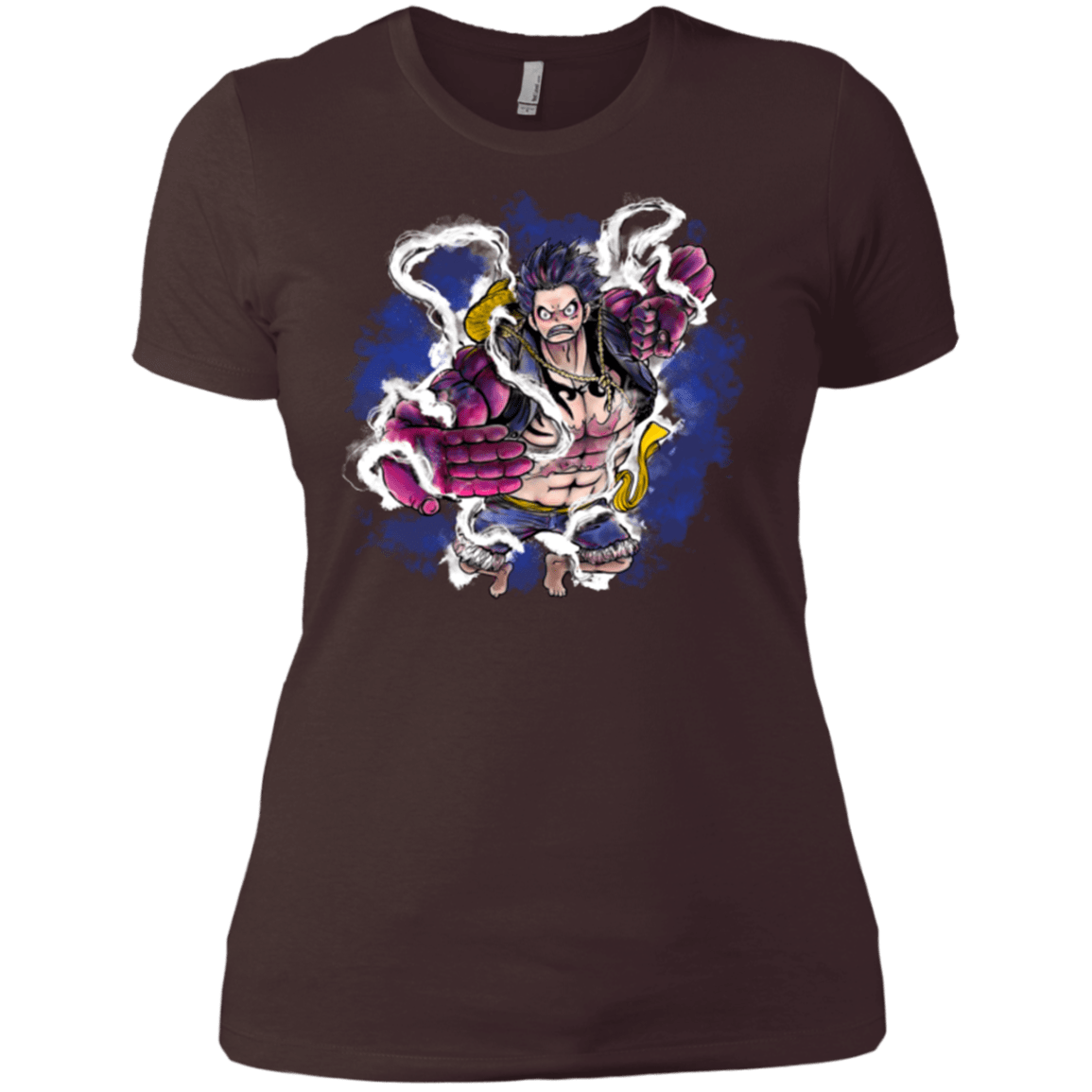 T-Shirts Dark Chocolate / X-Small Luffy 3 Women's Premium T-Shirt