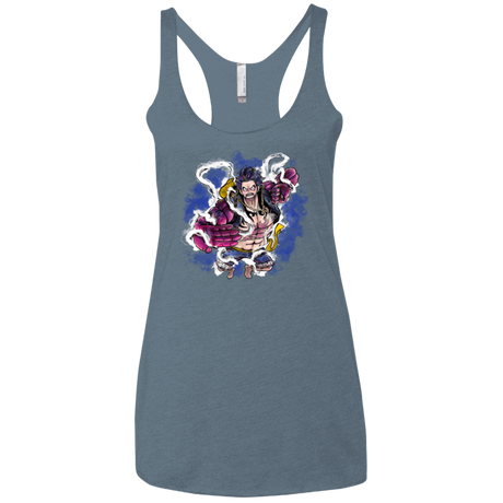 T-Shirts Indigo / X-Small Luffy 3 Women's Triblend Racerback Tank