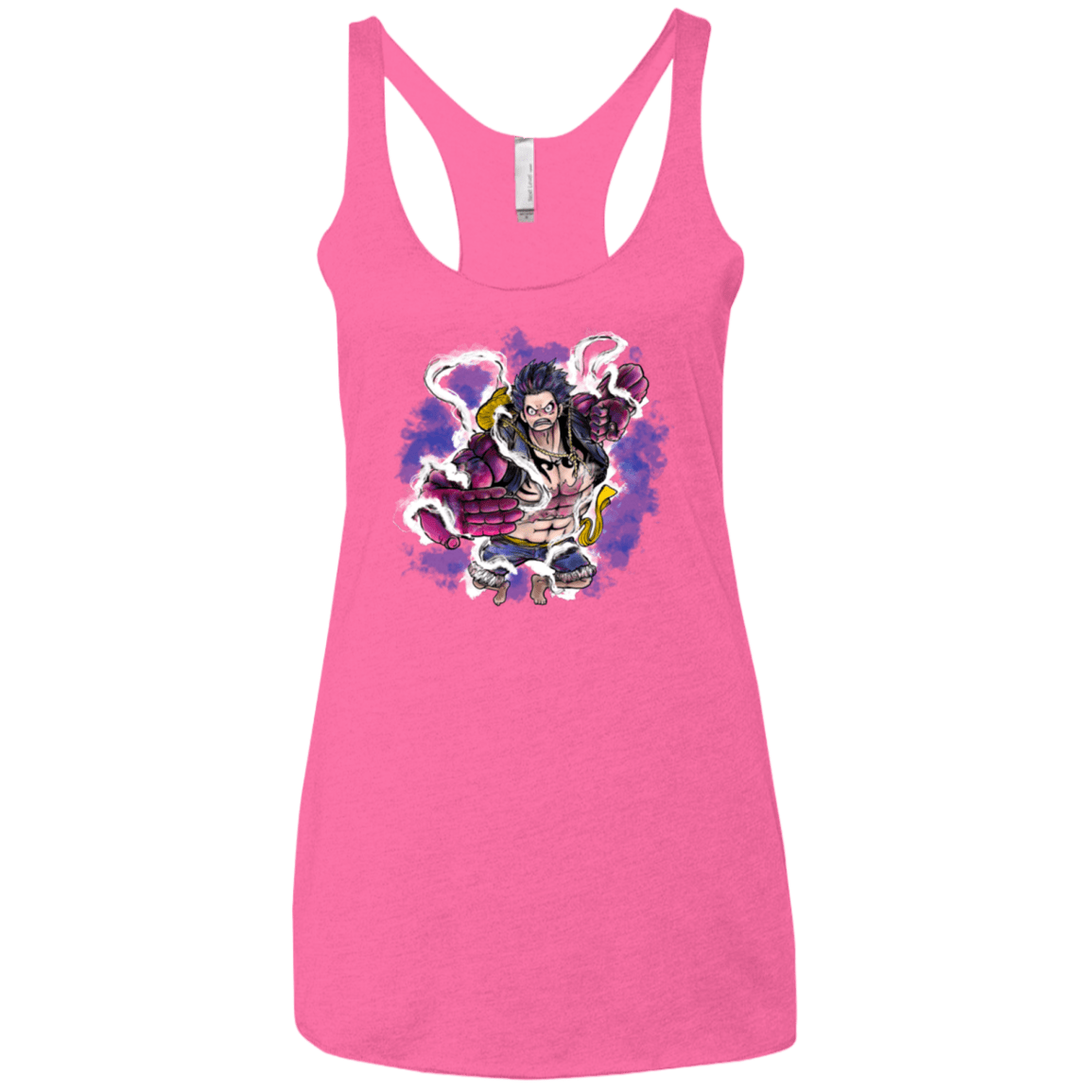 T-Shirts Vintage Pink / X-Small Luffy 3 Women's Triblend Racerback Tank