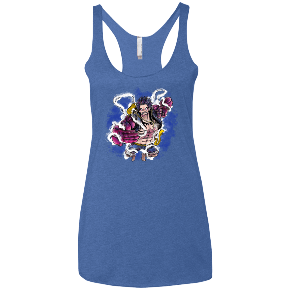 T-Shirts Vintage Royal / X-Small Luffy 3 Women's Triblend Racerback Tank
