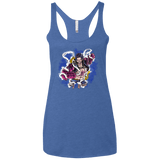 T-Shirts Vintage Royal / X-Small Luffy 3 Women's Triblend Racerback Tank