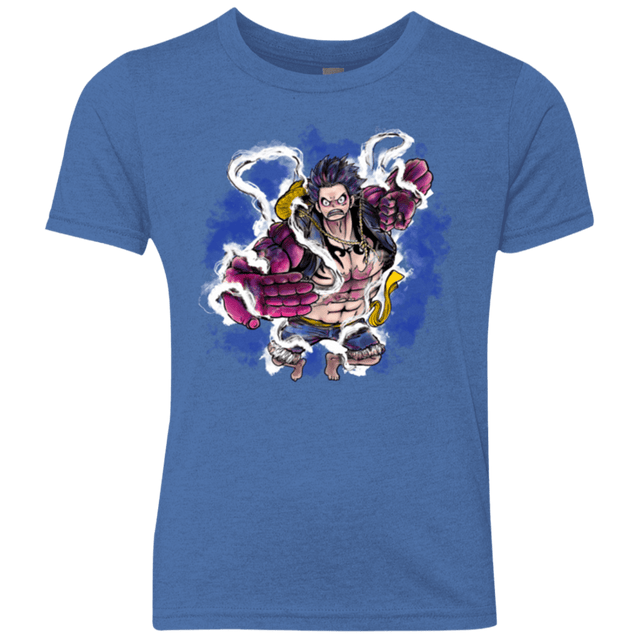 T-Shirts Vintage Royal / YXS Luffy 3 Youth Triblend T-Shirt