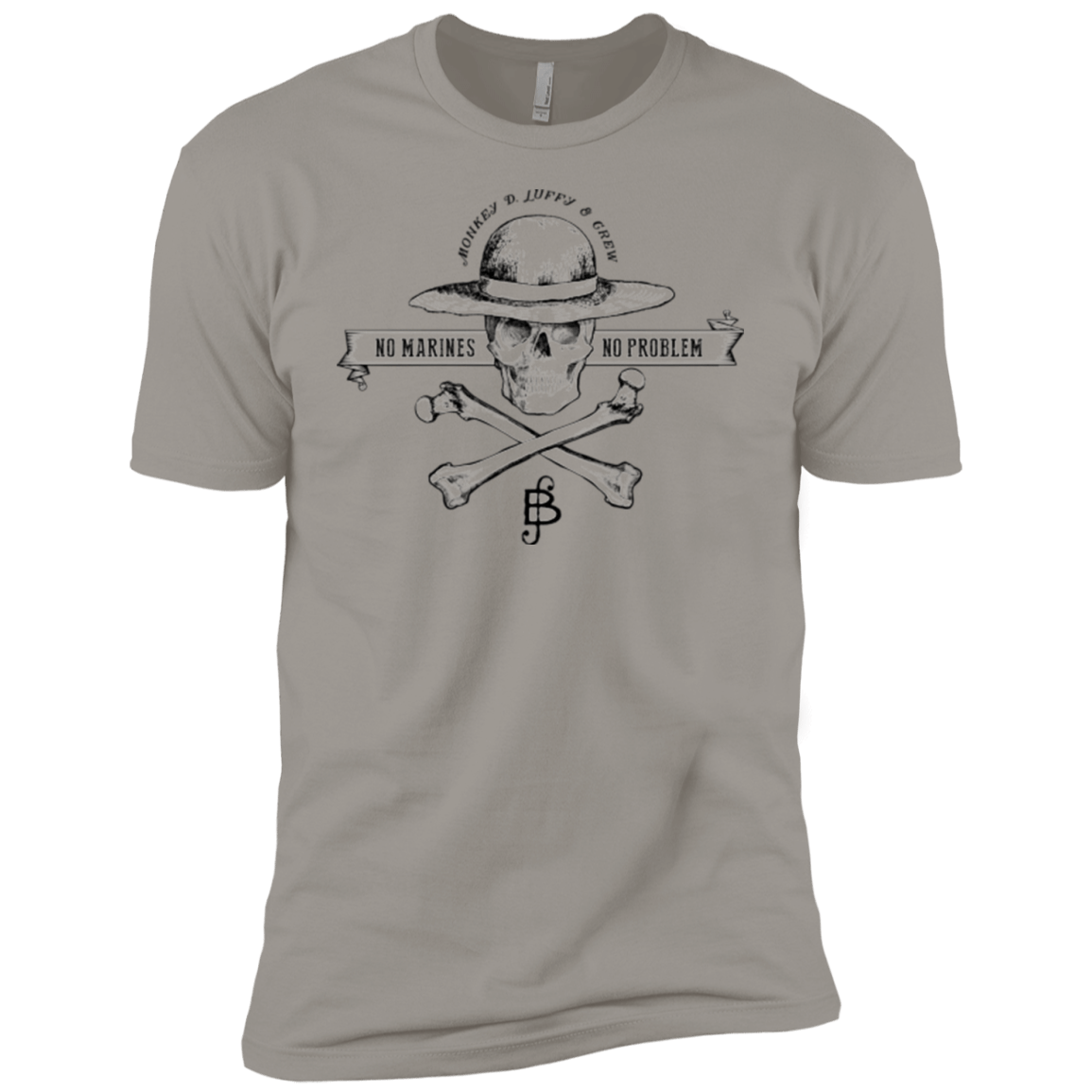 T-Shirts Light Grey / YXS Luffy Boys Premium T-Shirt
