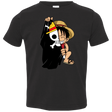 T-Shirts Black / 2T Luffy Flag One Piece Toddler Premium T-Shirt