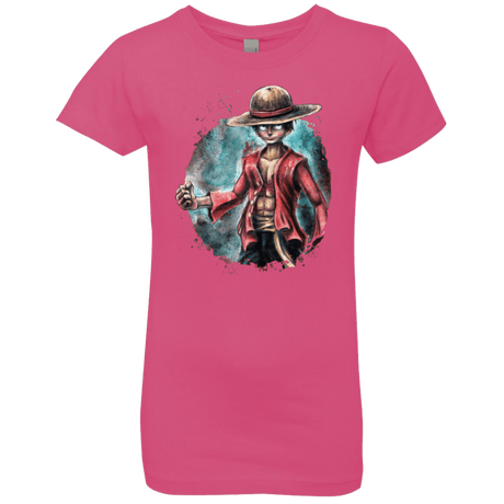 T-Shirts Hot Pink / YXS LUFFY Girls Premium T-Shirt