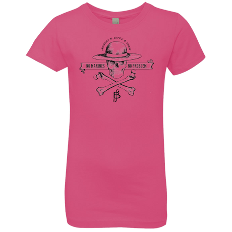 T-Shirts Hot Pink / YXS Luffy Girls Premium T-Shirt