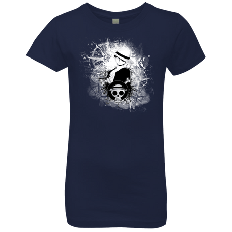 T-Shirts Midnight Navy / YXS Luffy Girls Premium T-Shirt