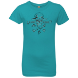 T-Shirts Tahiti Blue / YXS Luffy Girls Premium T-Shirt