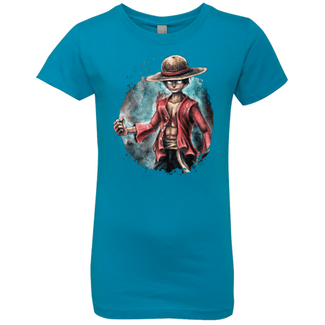 T-Shirts Turquoise / YXS LUFFY Girls Premium T-Shirt