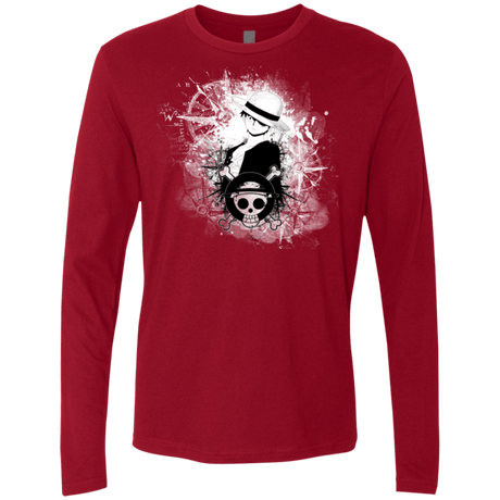 T-Shirts Cardinal / Small Luffy Men's Premium Long Sleeve